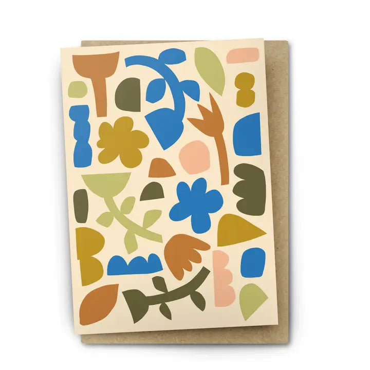 Card Botanical Modern Abstract