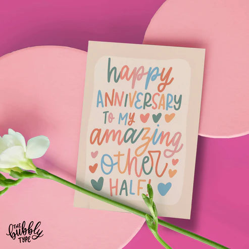 Card Happy Anniversary To My Amazing Other Half