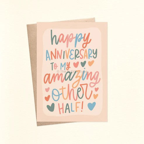 Card Happy Anniversary To My Amazing Other Half