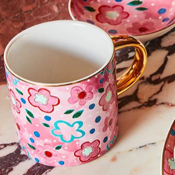 Foxy Flower Mug