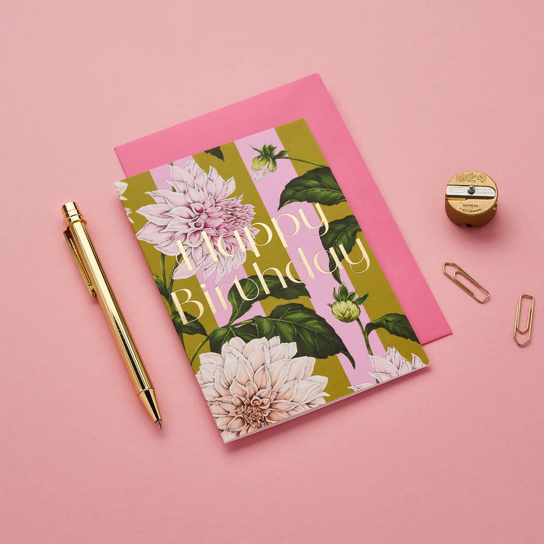 Card Happy Birthday Floral Riot