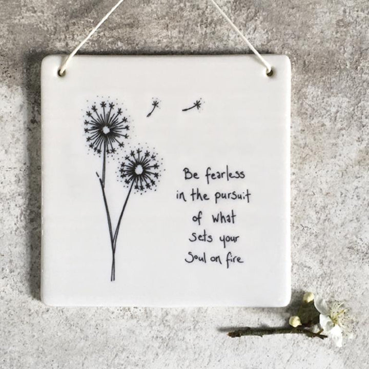 Porcelain Square Hanging