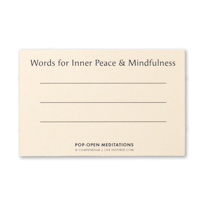 Pop Open Meditations