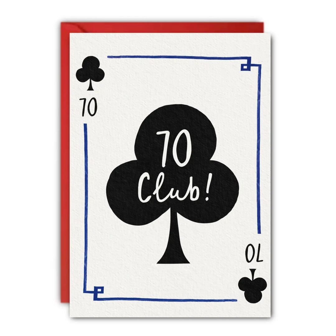 Card Birthday 70 Club