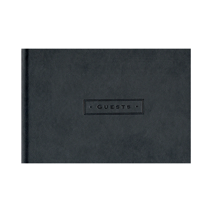 Guest Book Faux Leather