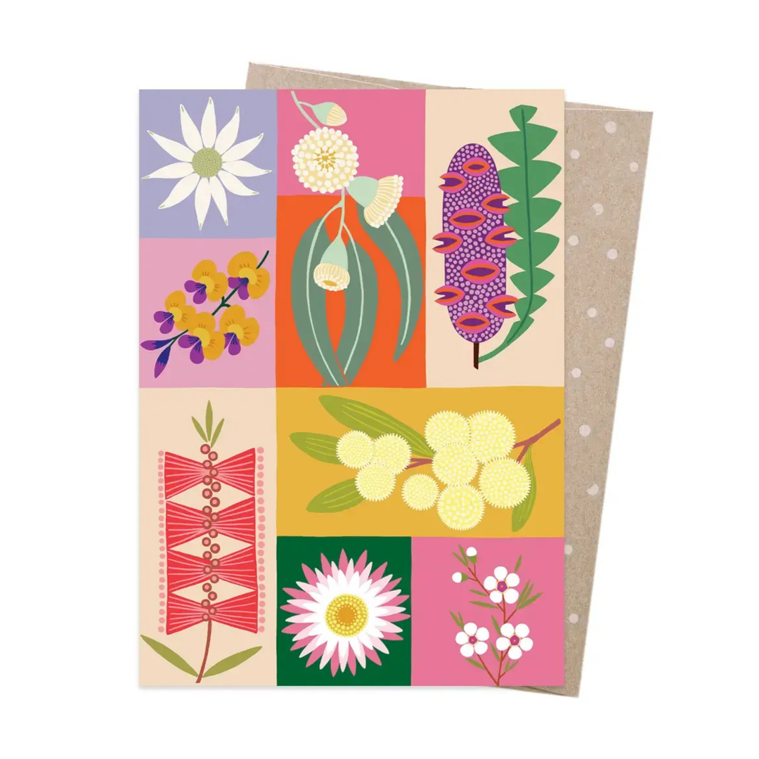 Card Native Patchwork