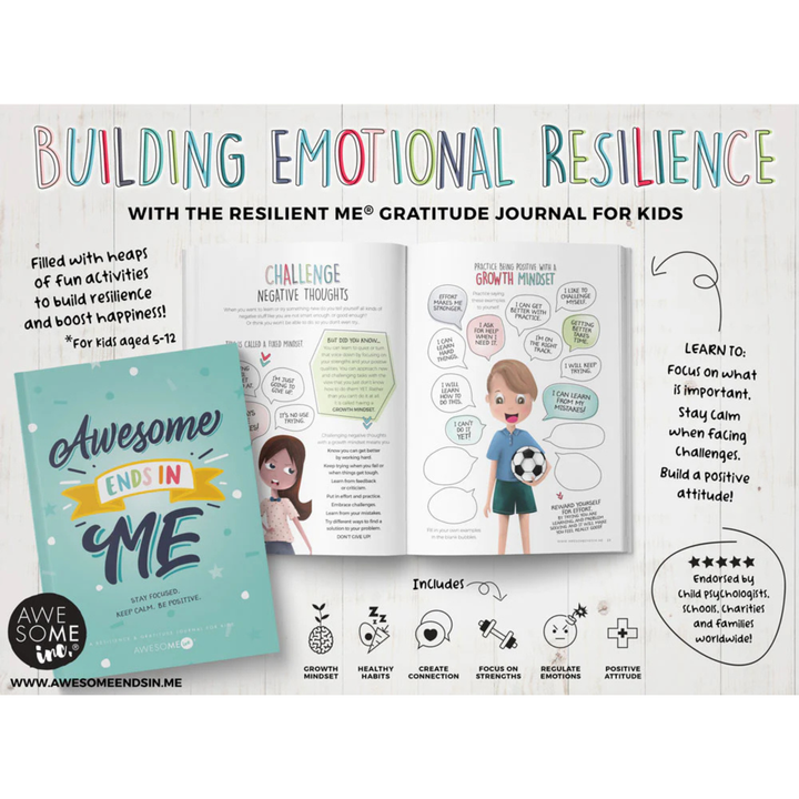 Kids Resilient Me Gratitude Journal