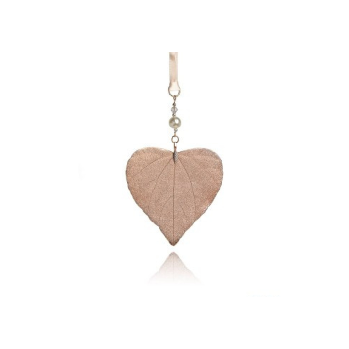 Wedding Charm Leaf Heart