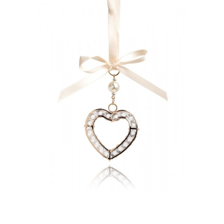 Wedding Charm Crystal Heart