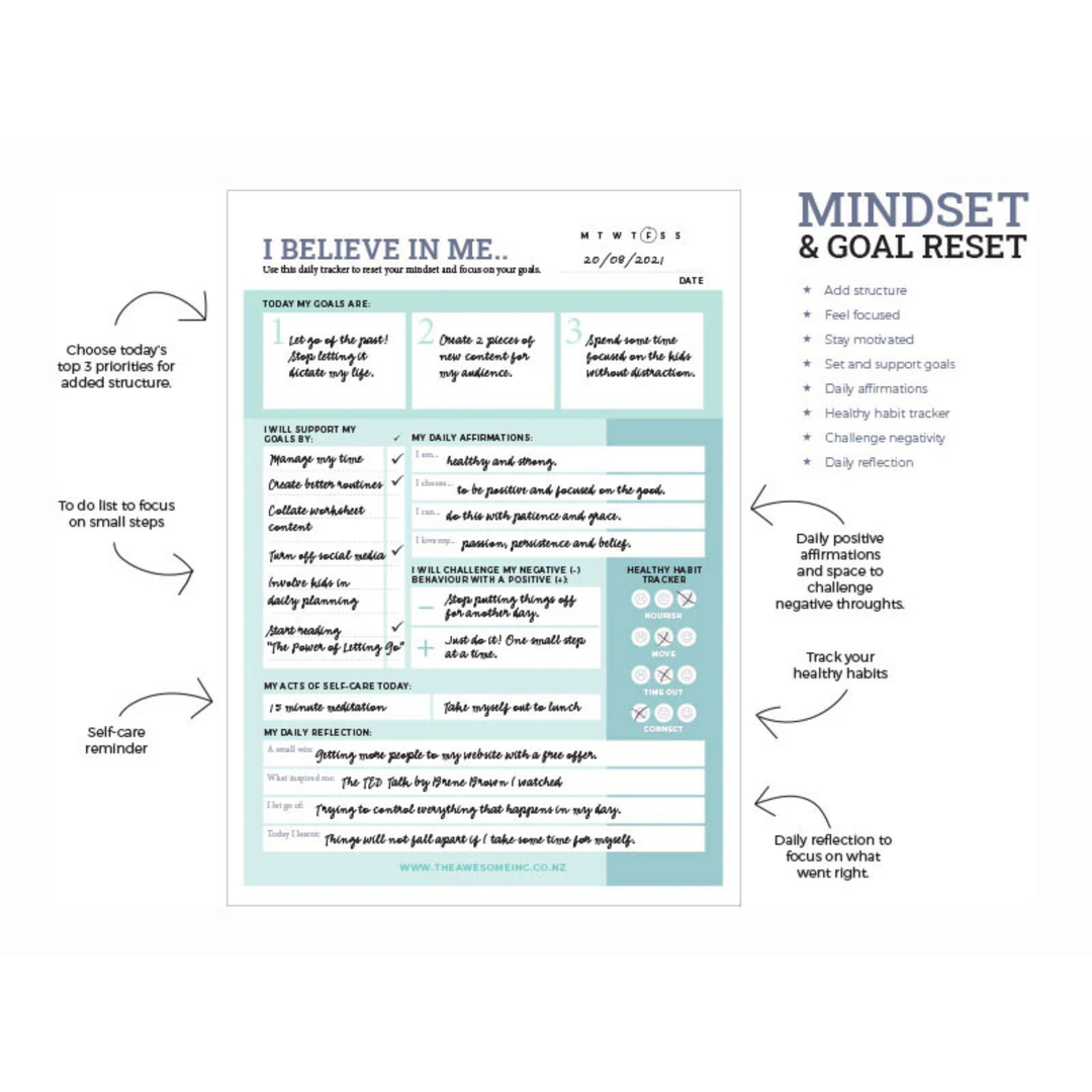 Mindset Reset Notepad