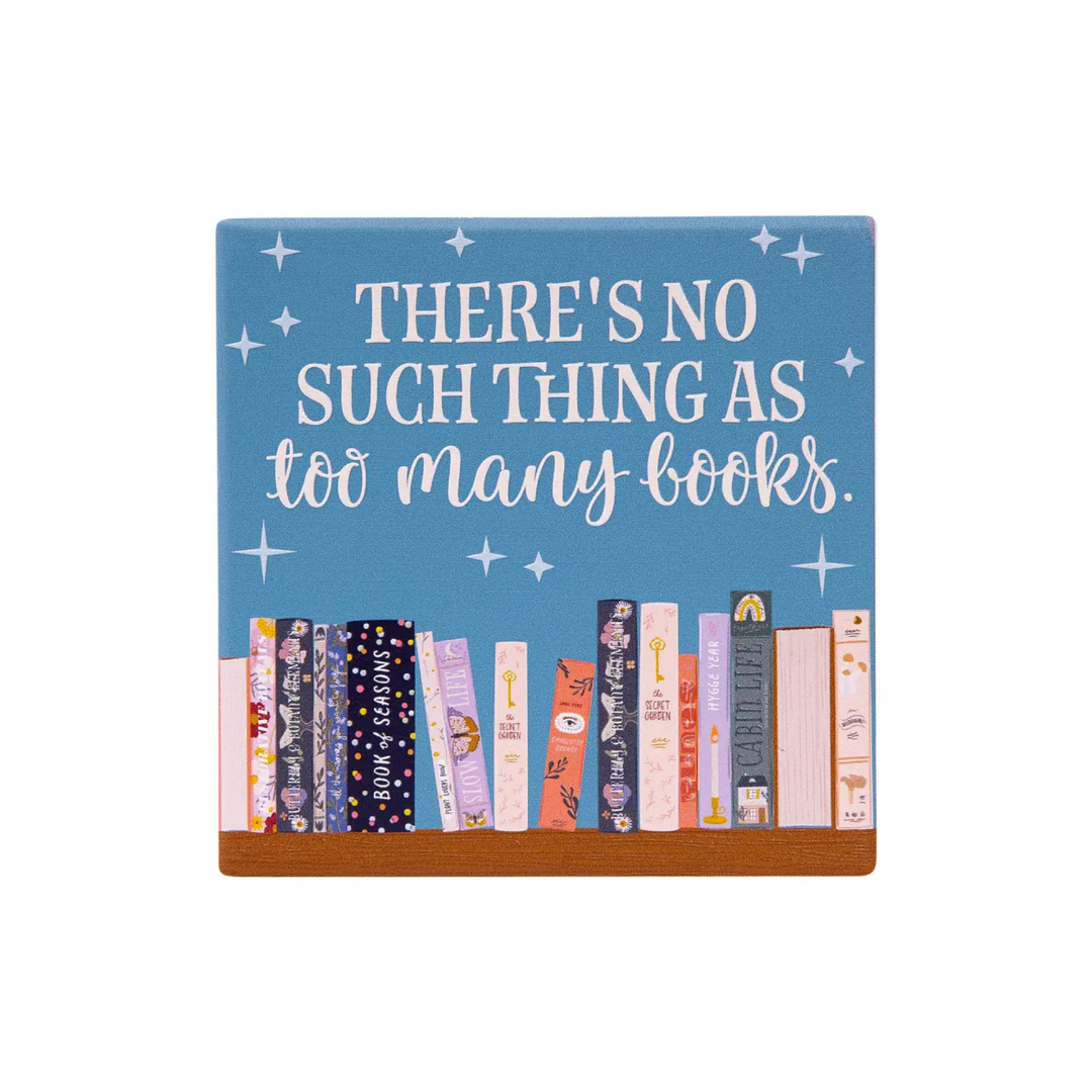 Forever Booked Ceramic Coaster