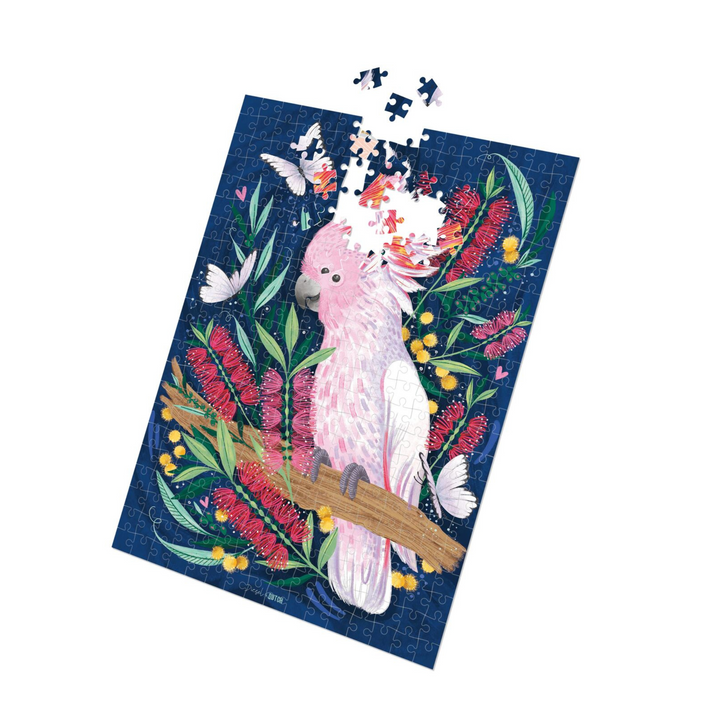 Wall Puzzle Pink Cockatoo
