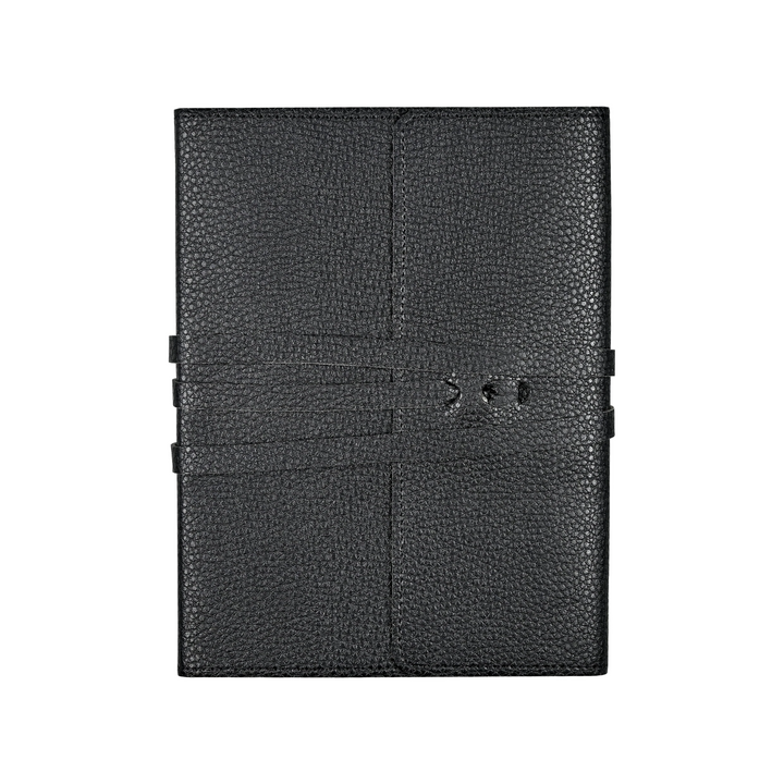 Leather Wrap Journal Black