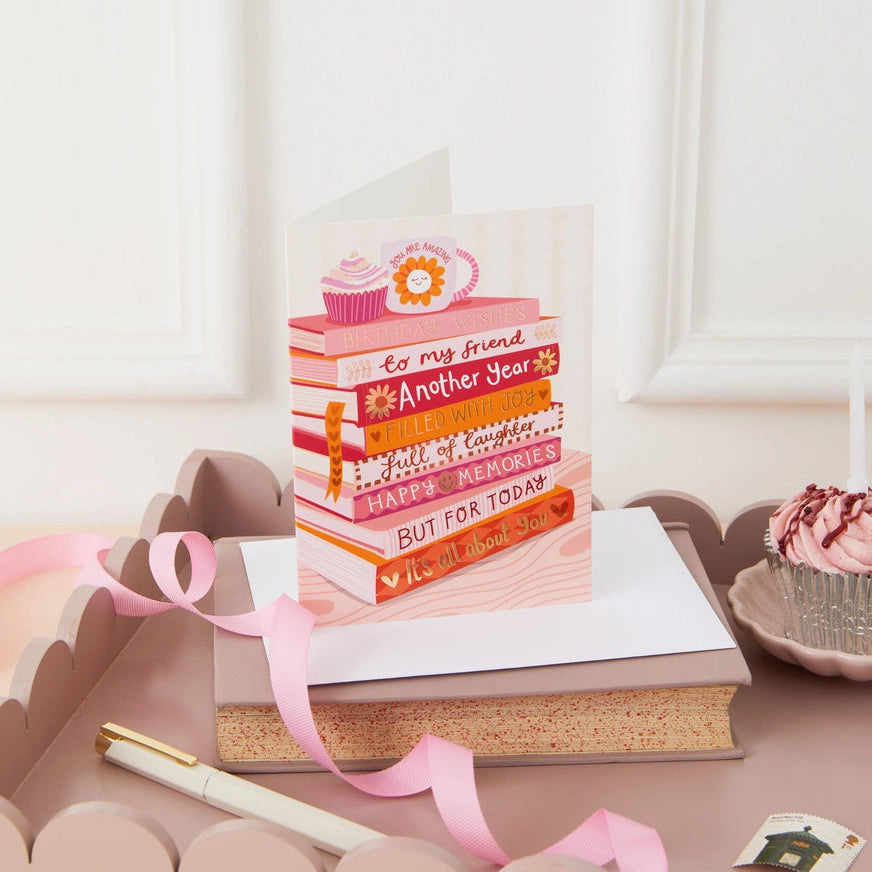 Card Happy Birthday Friend (Foiled)