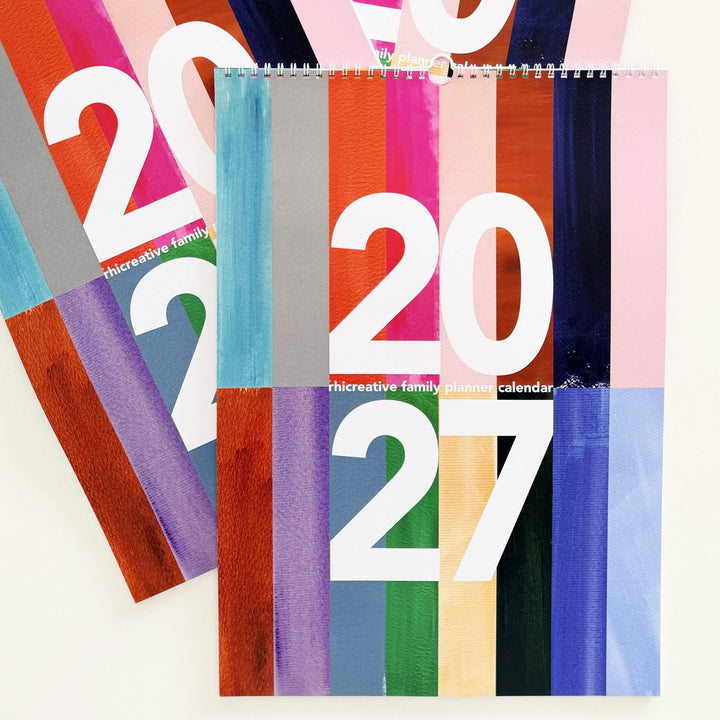 2027 RhiCreative Family Planner Calendar