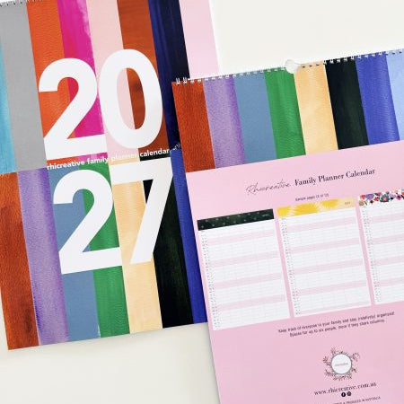 2027 RhiCreative Family Planner Calendar