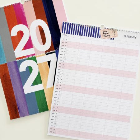 2027 RhiCreative Family Planner Calendar