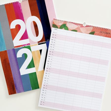 2027 RhiCreative Family Planner Calendar