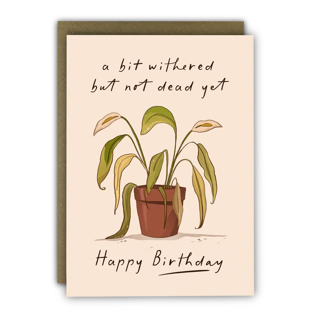 Card Birthday Not Yet Dead