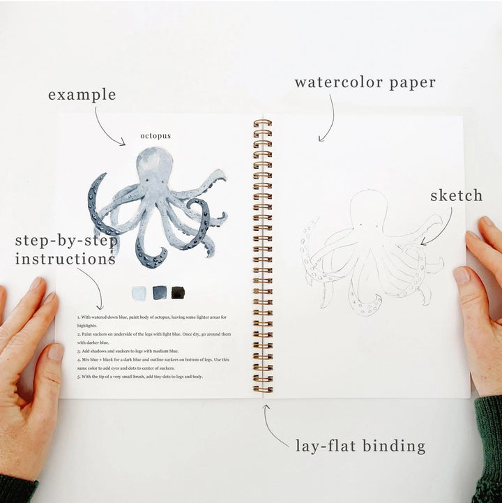 Seaside Watercolour Workbook
