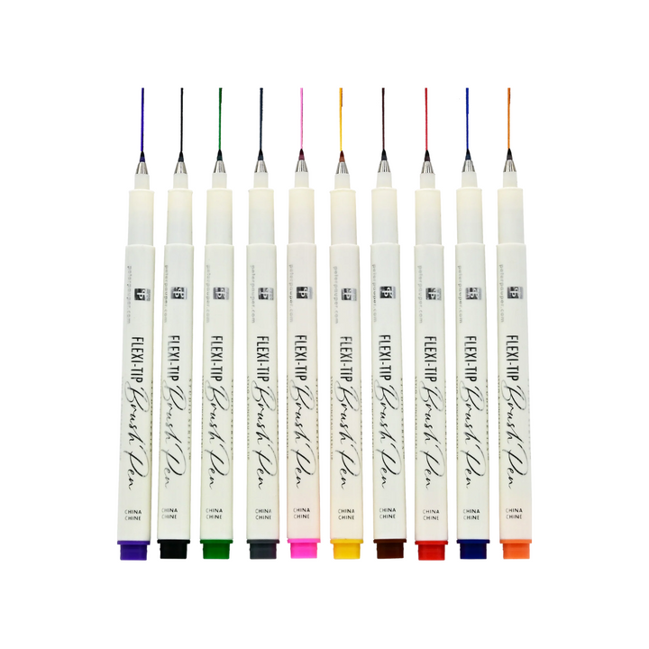 Flexi-Tip Brush Pens
