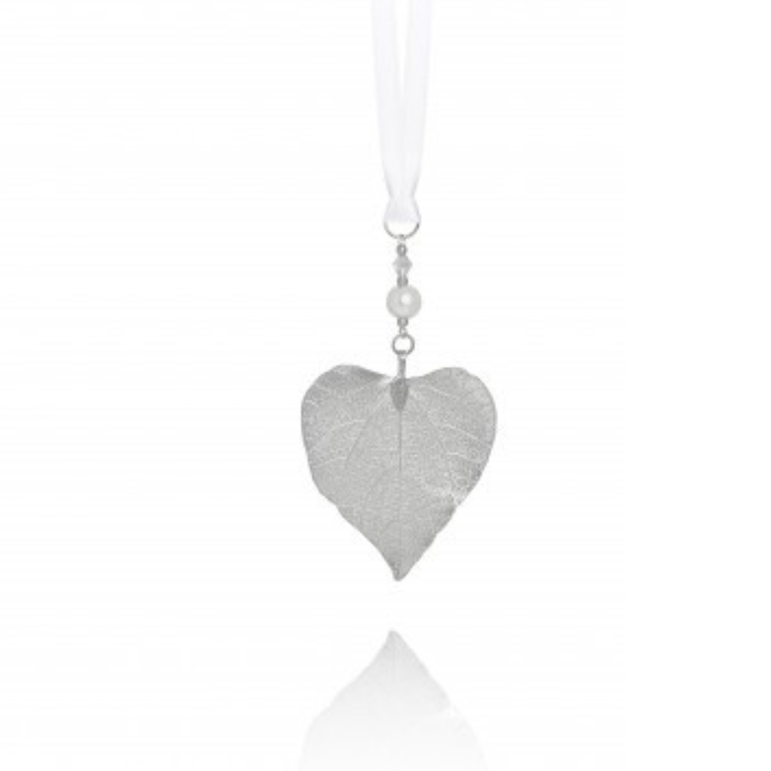 Wedding Charm Leaf Heart