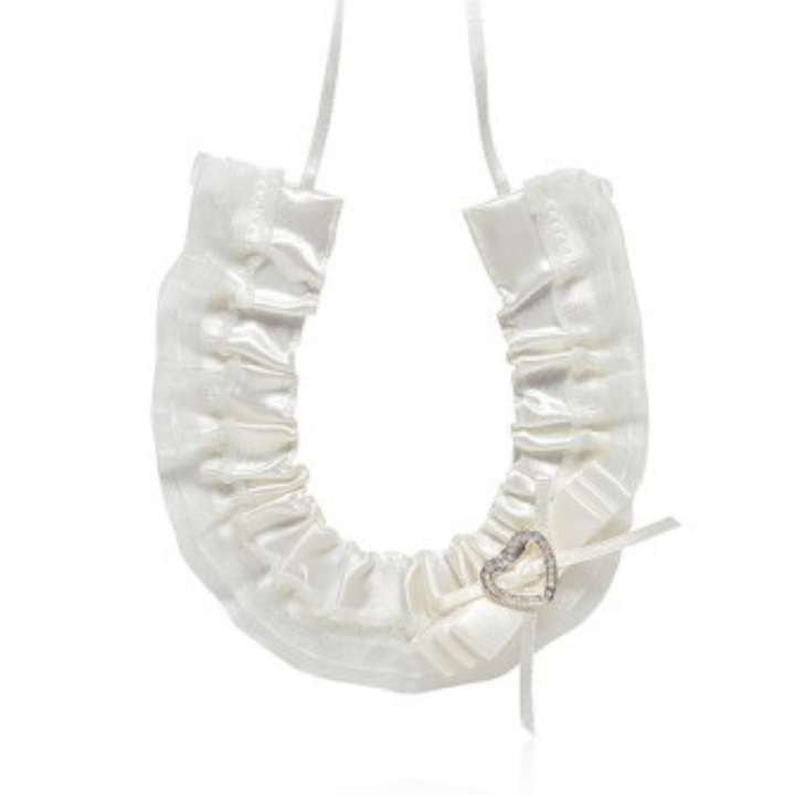 Wedding Charm Horseshoe Diamante Heart