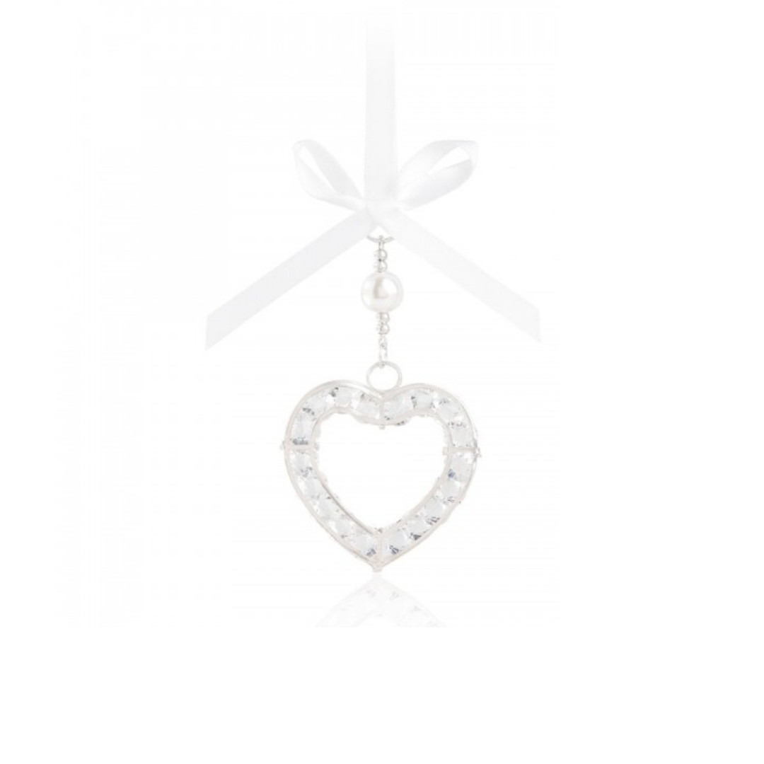 Wedding Charm Crystal Heart
