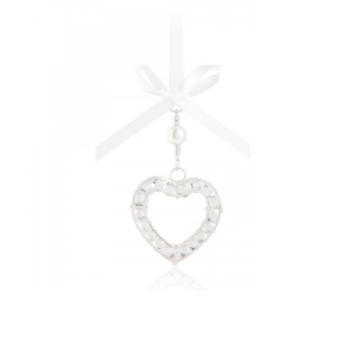 Wedding Charm Crystal Heart
