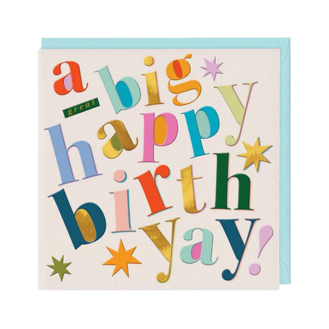 Card A Big Happy Birth-Yay