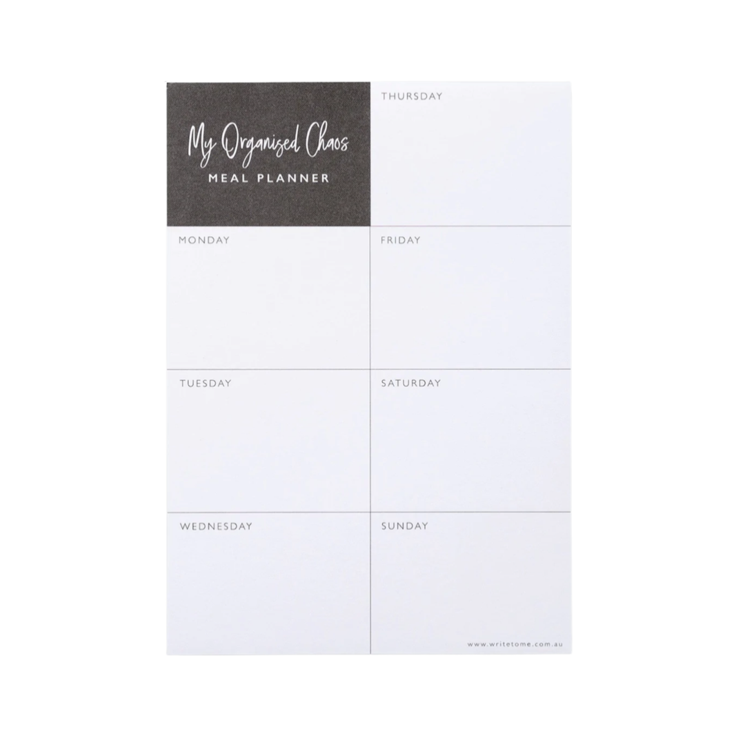 Meal Planner My Organised Chaos