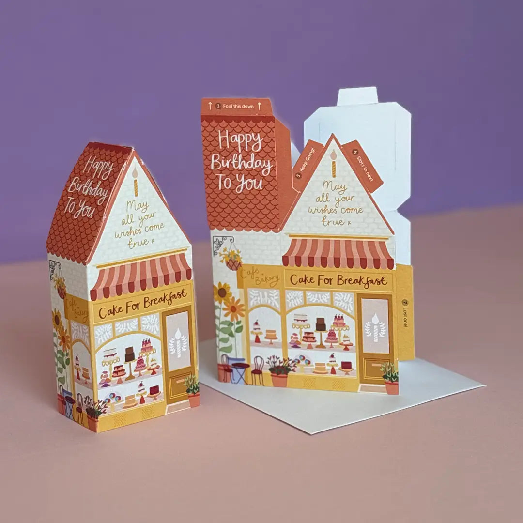 Card Cake for Breakfast (3D)