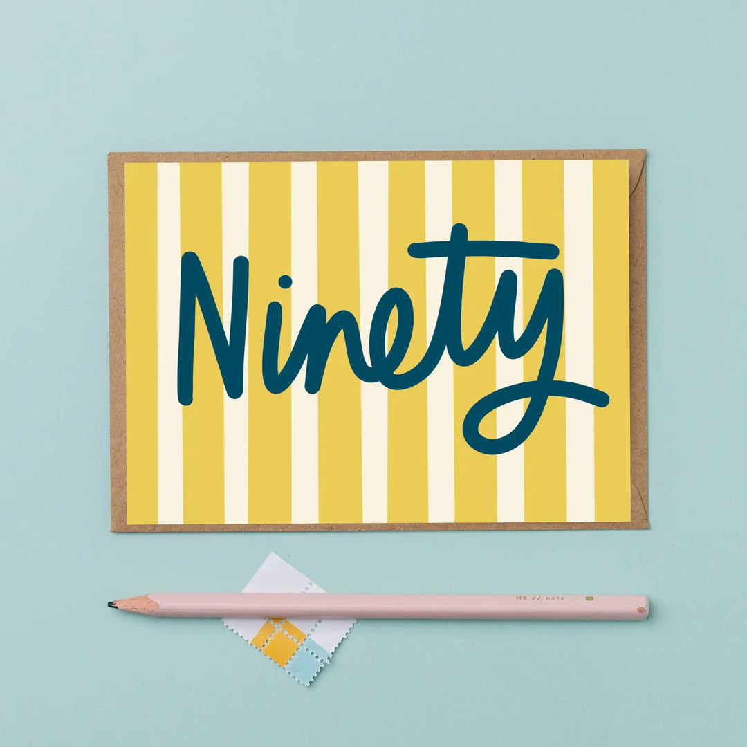 Card Ninety Birthday