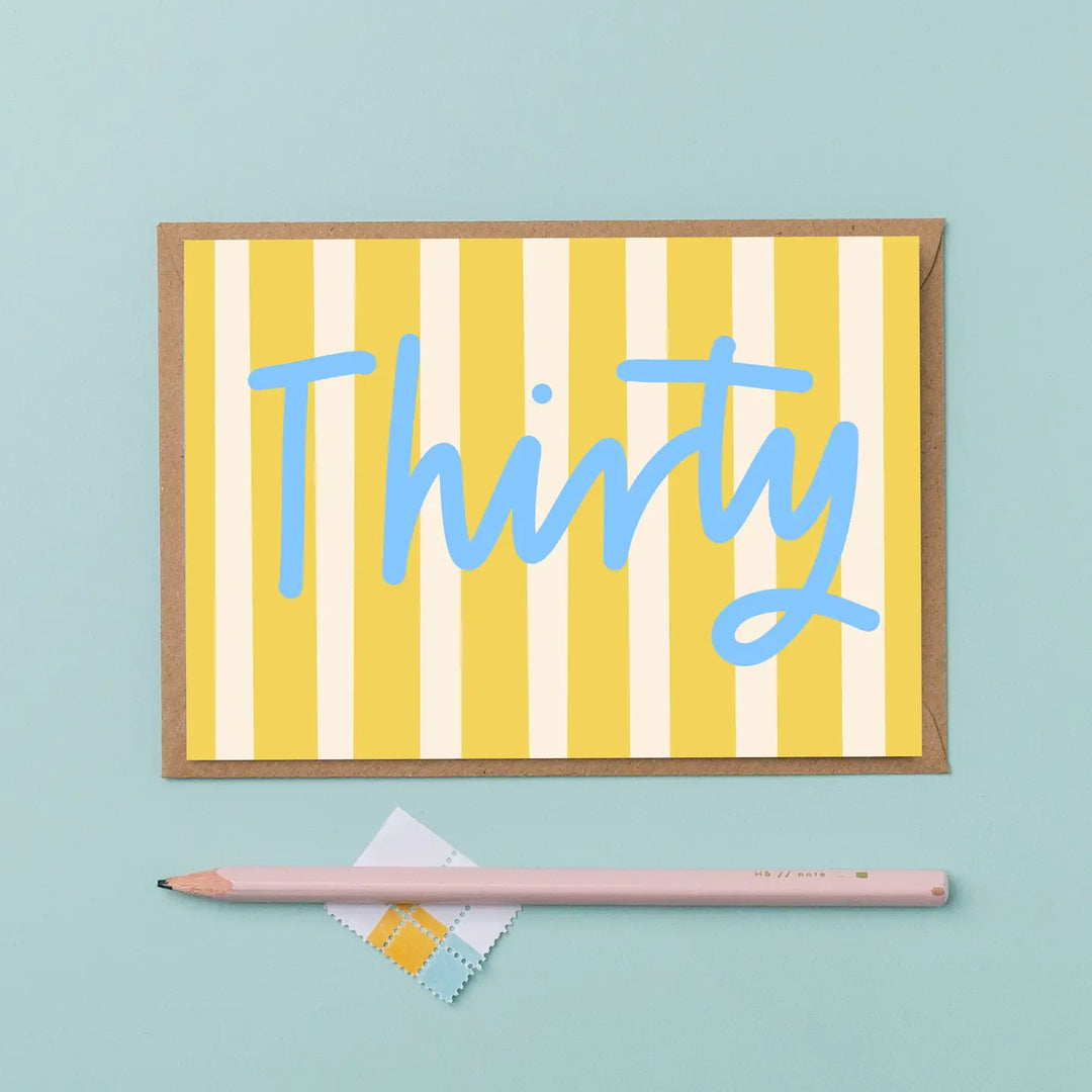 Card Thirty Birthday