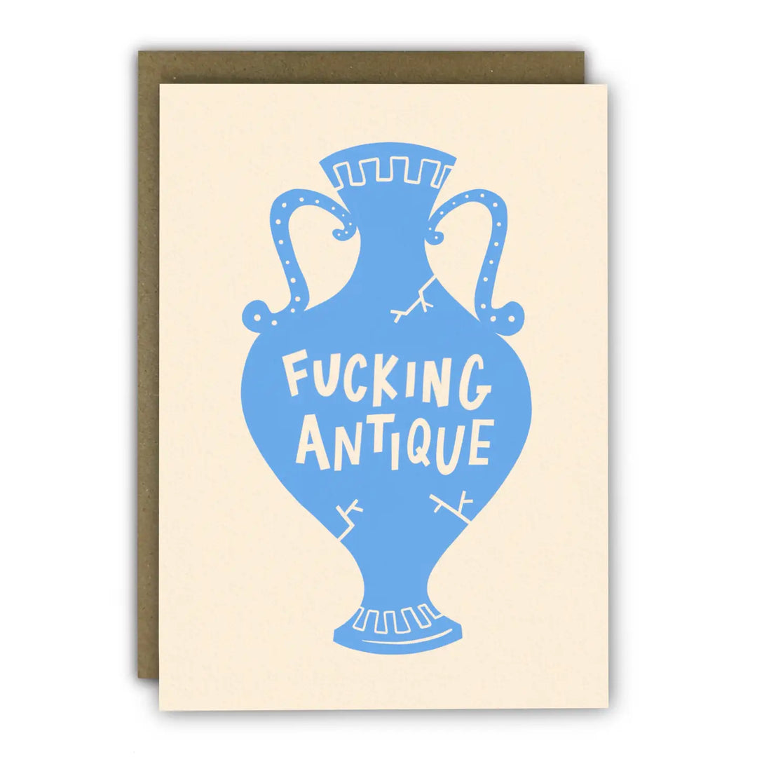 Card Birthday F**king Antique