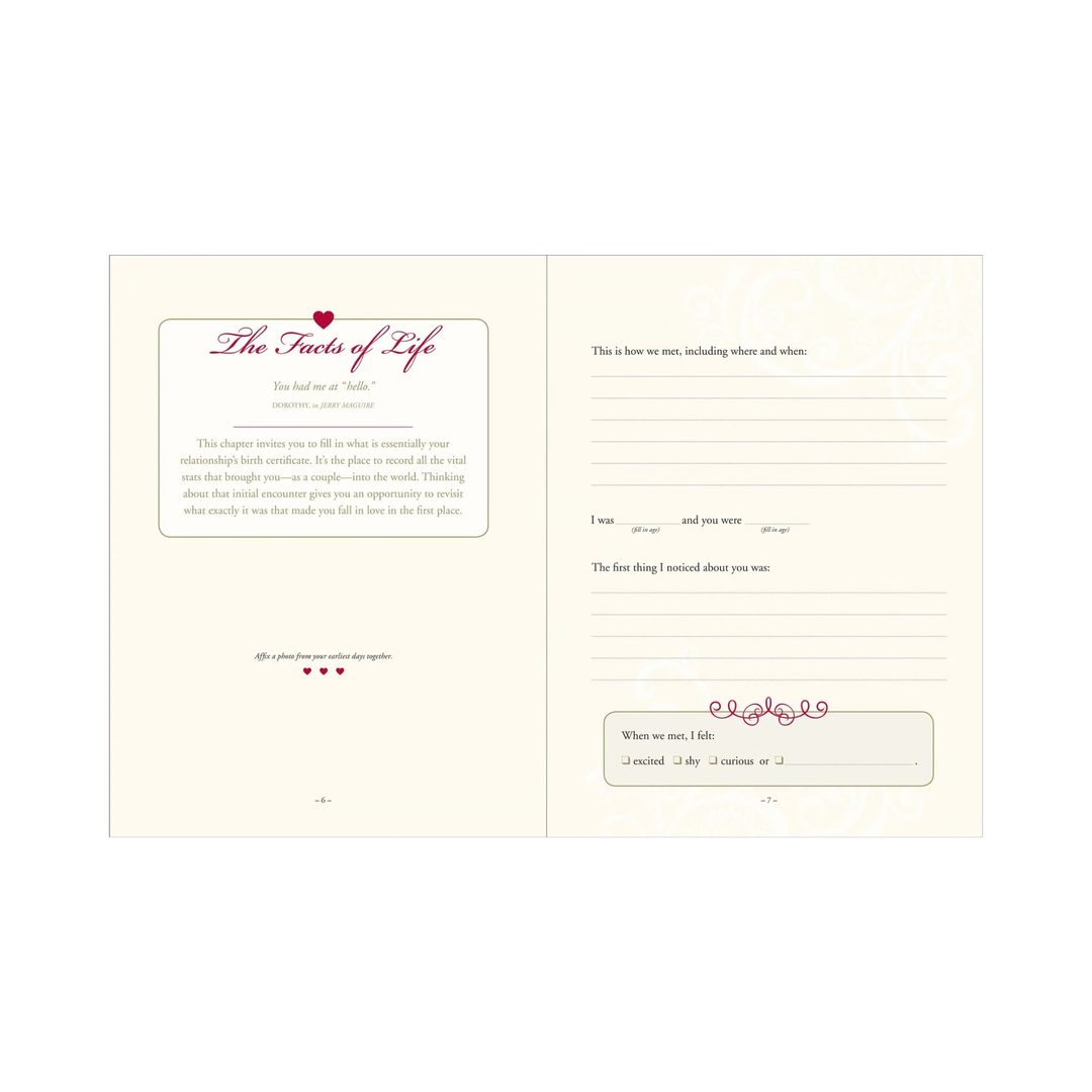 Why I Love You - A Journal Of Us