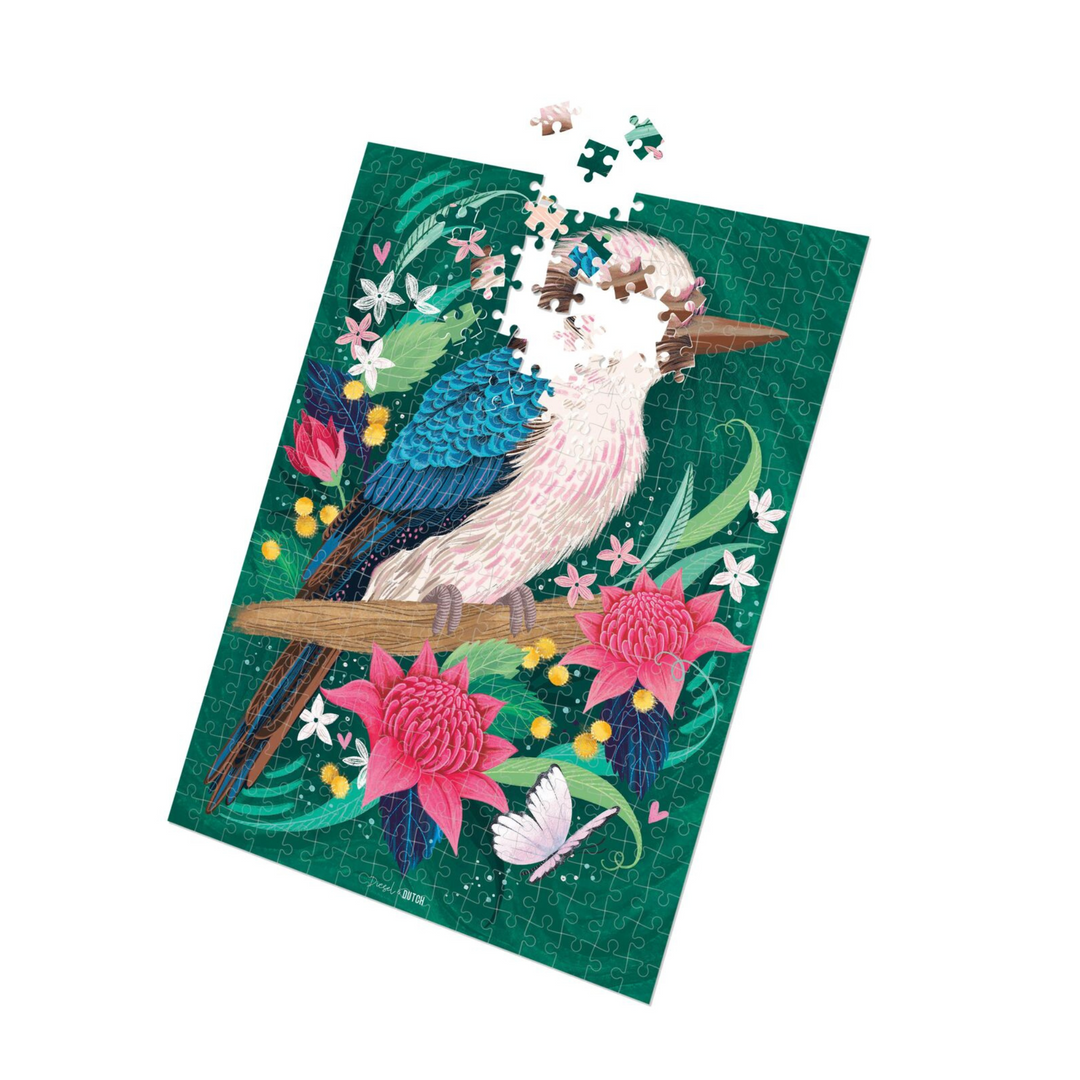 Wall Puzzle Blue-Winged Kookaburra