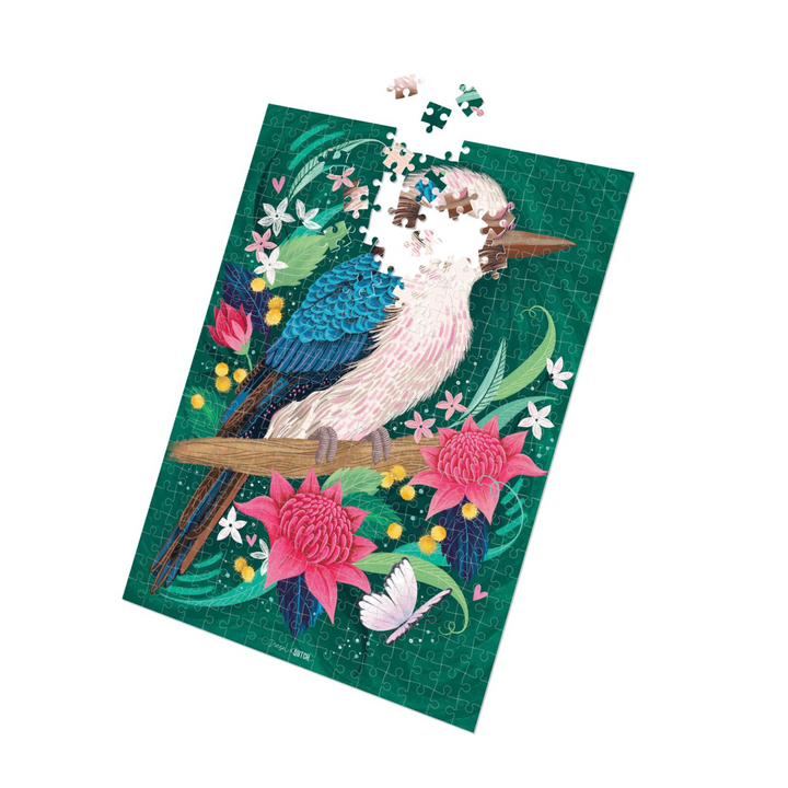 Wall Puzzle Blue-Winged Kookaburra