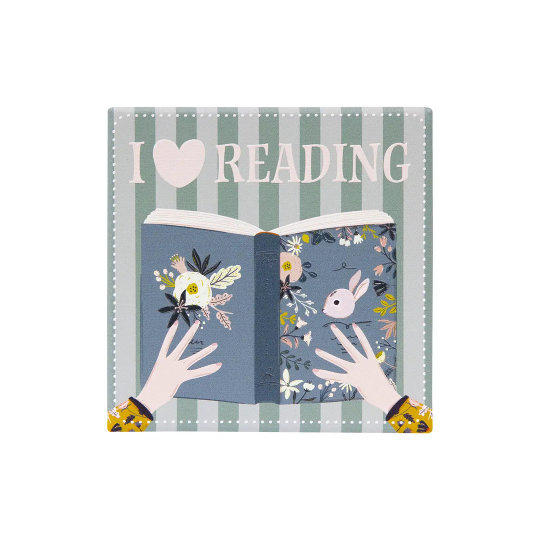 Forever Booked Ceramic Coaster