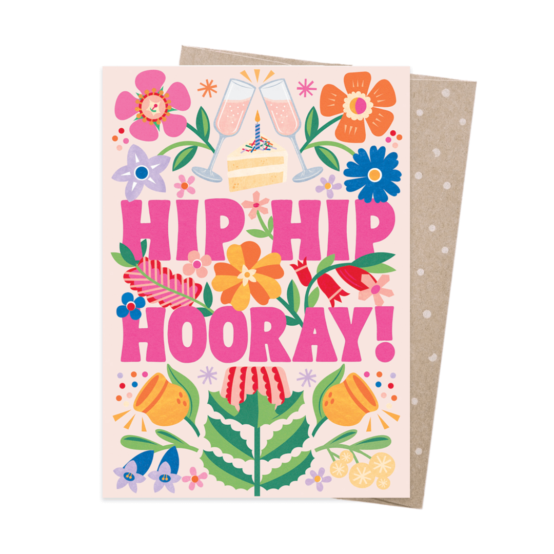 Card Hip Hip Hooray!