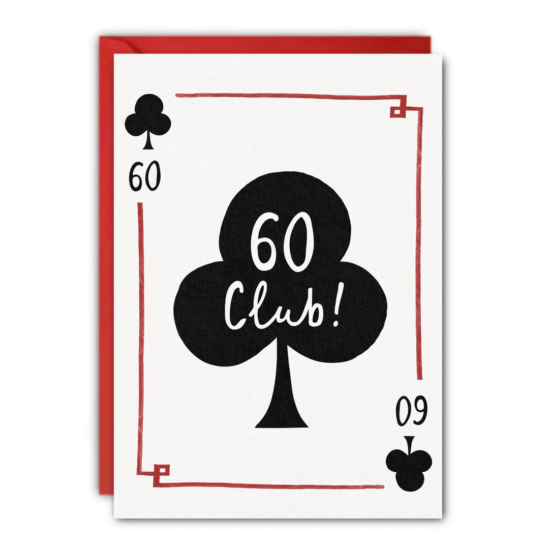 Card Birthday 60 Club