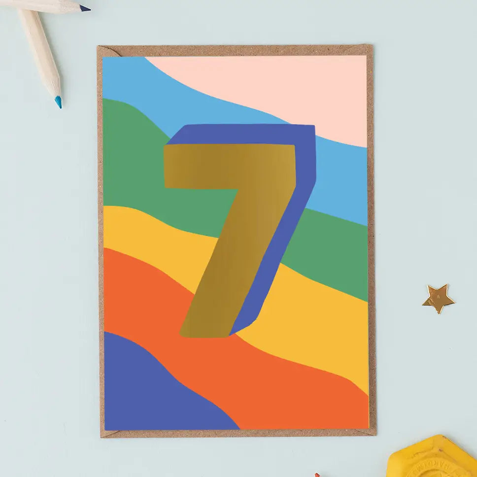 Card Number 7 Birthday