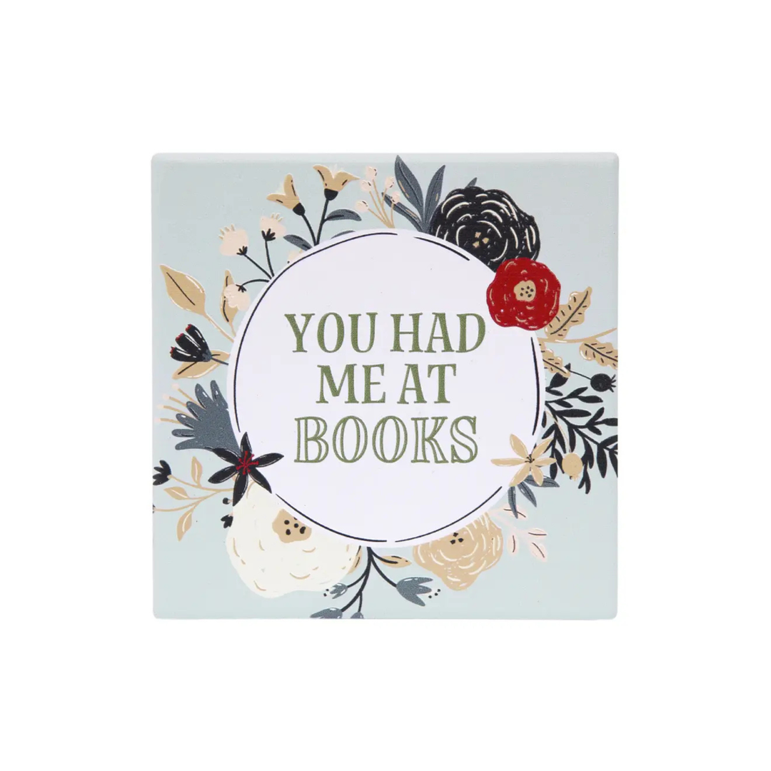 Forever Booked Ceramic Coaster