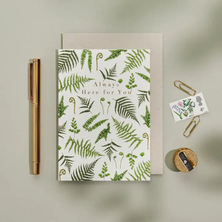 Card Always Here For You Cottage Garden