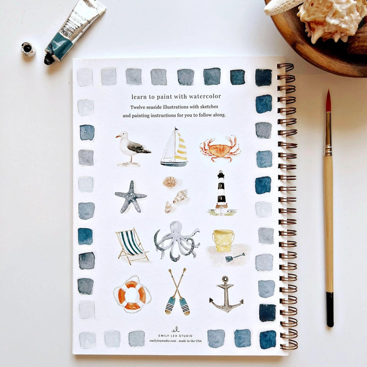 Seaside Watercolour Workbook
