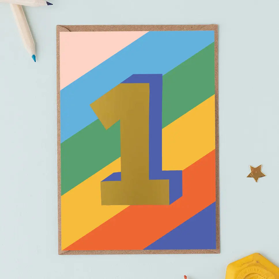 Card Number 1 Birthday