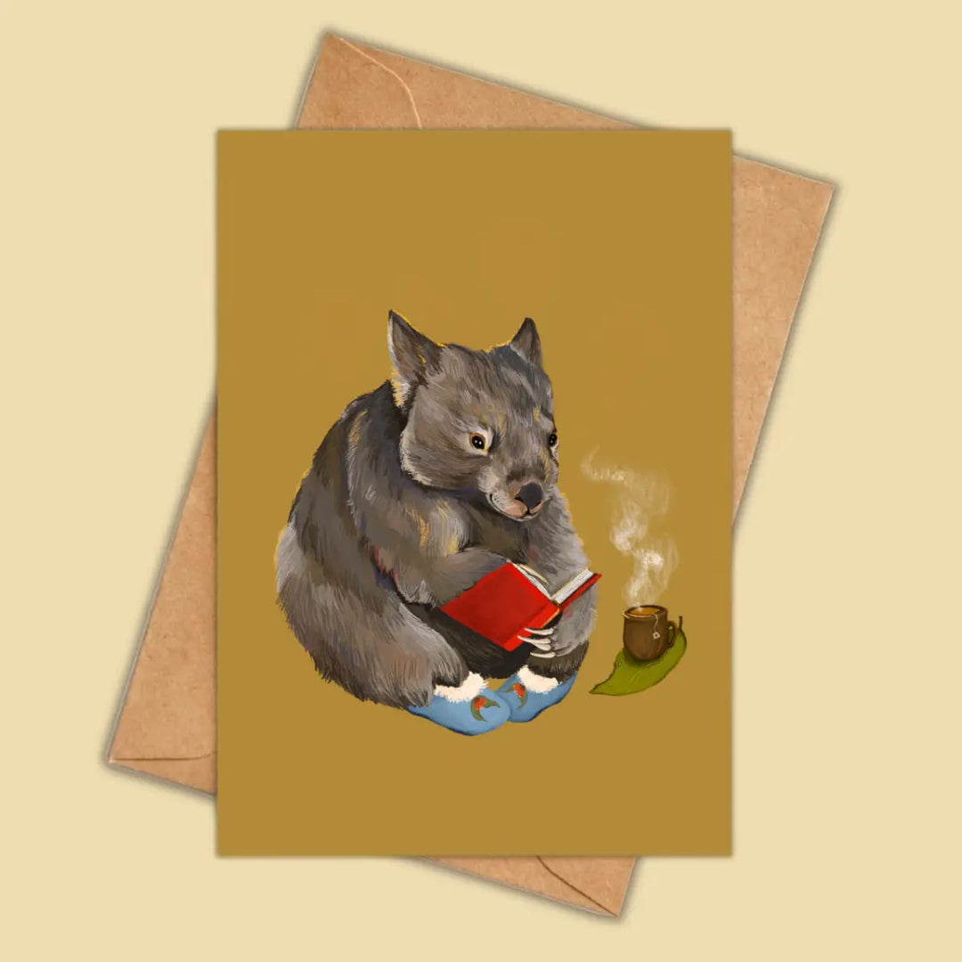 Card Cosy Wombat