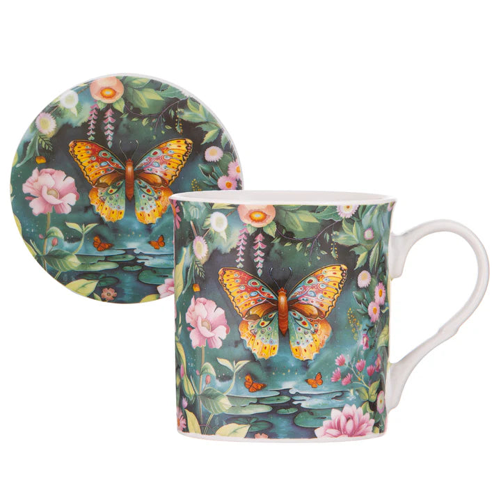 Zen Garden Mug and Coaster