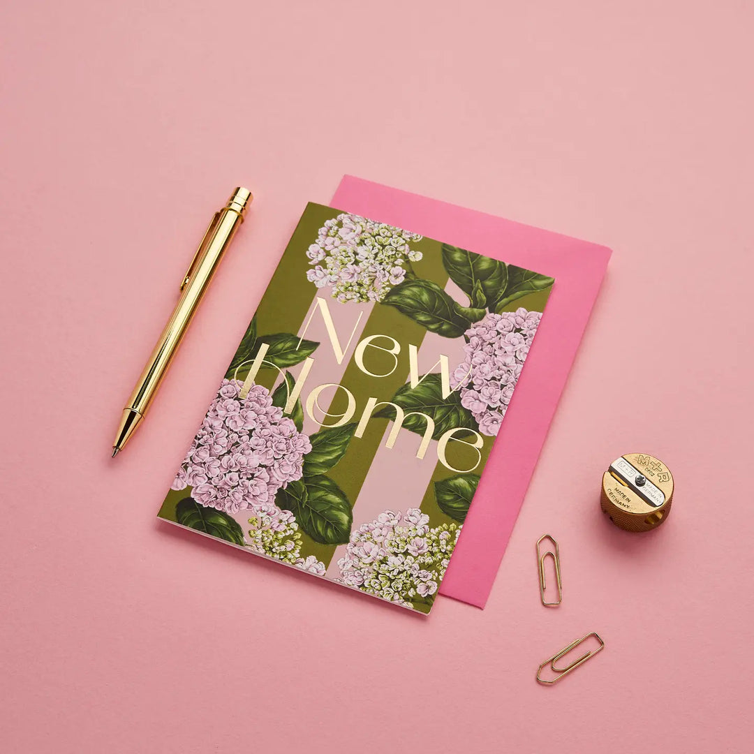 Card New Home Floral Riot
