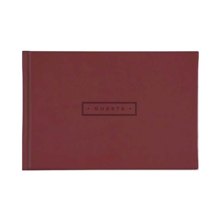 Guest Book Faux Leather